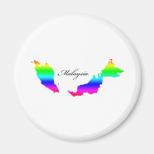 Aimant Cartes Malaisie (Devant)