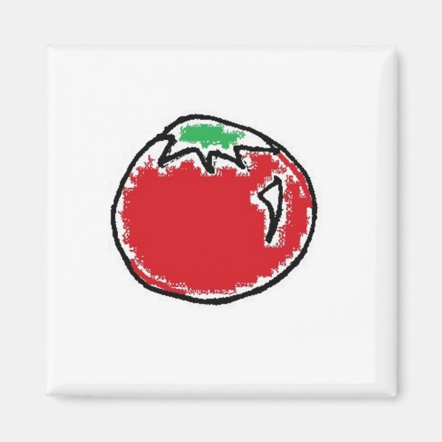 Aimant Carton de tomate cerise (Devant)