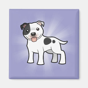 Aimant Carton Staffordshire Bull Terrier