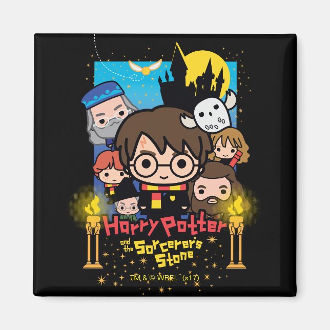 Aimant Cartoon Harry Potter and the Sorcerer's Stone (Devant)
