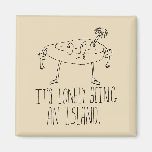 Aimant Cartoon Island (Devant)