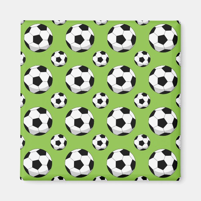 Aimant Cartoon Soccer Ball Pattern (Devant)