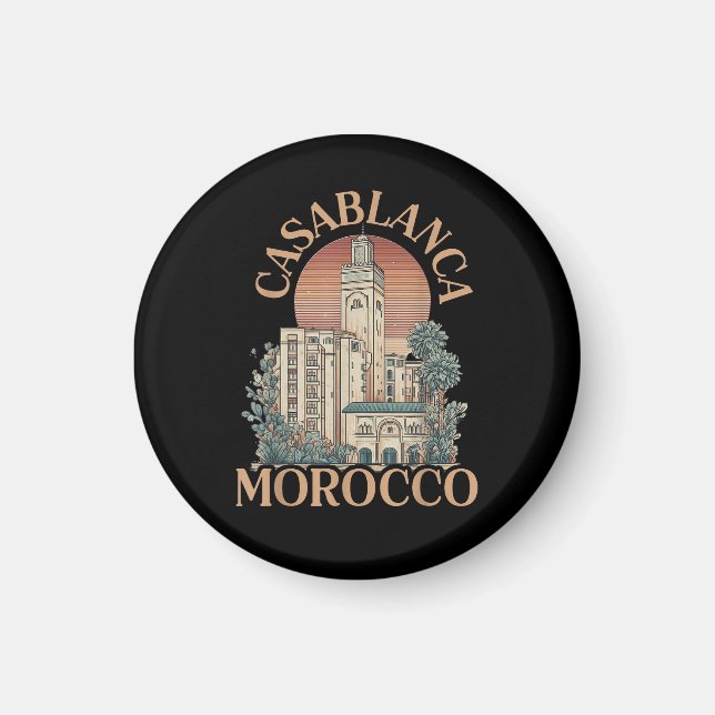 Aimant casablanca maroc (Devant)
