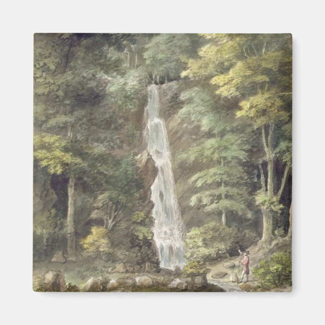 Aimant Cascade aux jardins Hestercombe (avec c/c) (Devant)