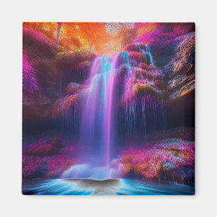 Aimant Cascade colorée Imaginaire