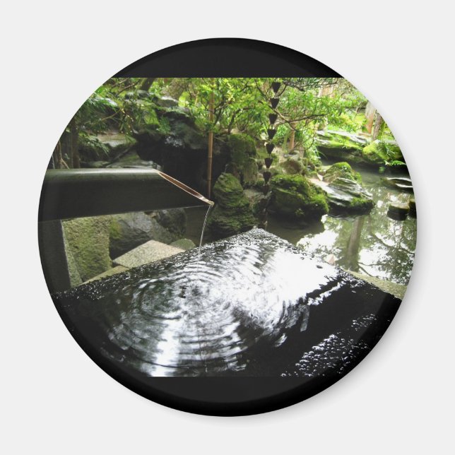 Aimant Cascade de Bambou au Japon (Devant)