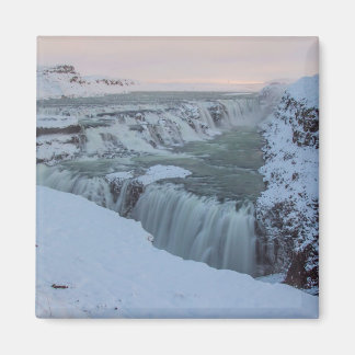 Aimant Cascade de Gullfoss en Islande