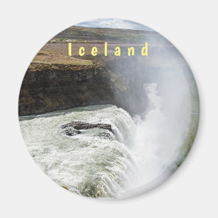 Aimant Cascade de Gullfoss - sud-ouest de l'Islande