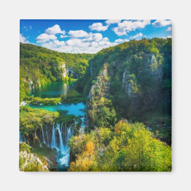 Aimant Cascade élégante, Croatie (Devant)