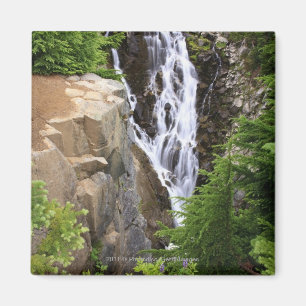 Aimant Cascade en parc national de mont Rainier