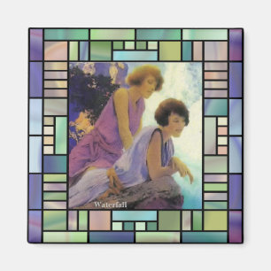 Aimant "Cascade", par Maxfield Parrish