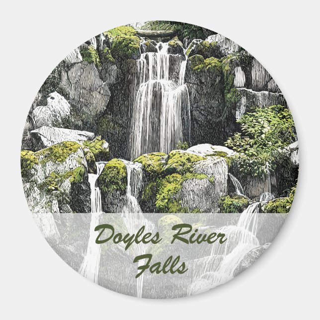 Aimant Cascades de la rivière Doyles (Devant)