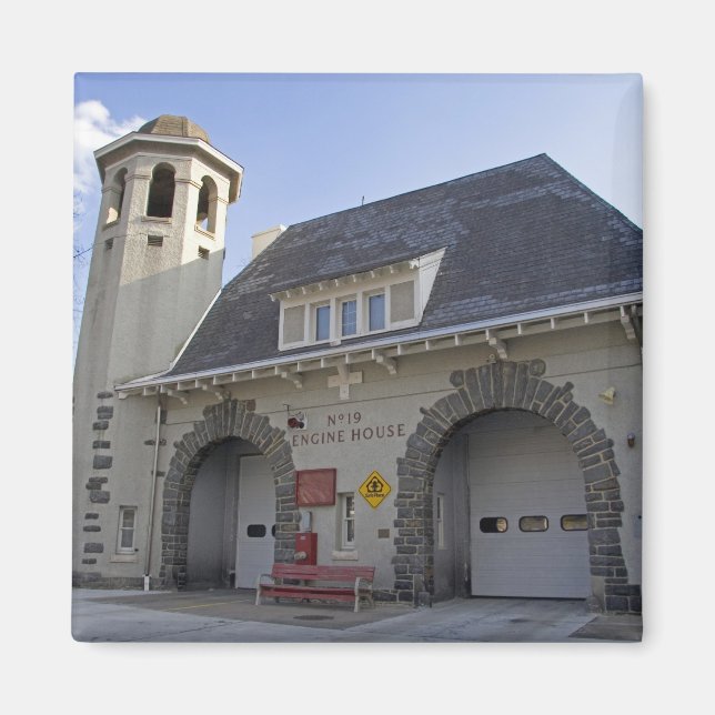 Aimant Caserne de pompiers numéro 19 à Washington, D.C. (Devant)