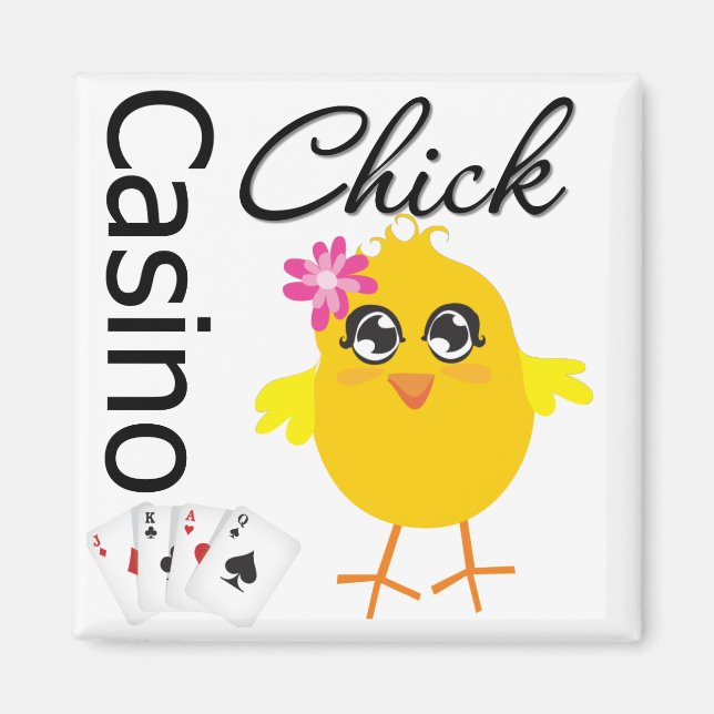Aimant Casino Chick (Devant)