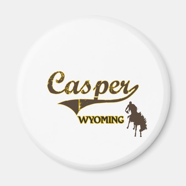 Aimant Casper Wyoming City Classic (Devant)