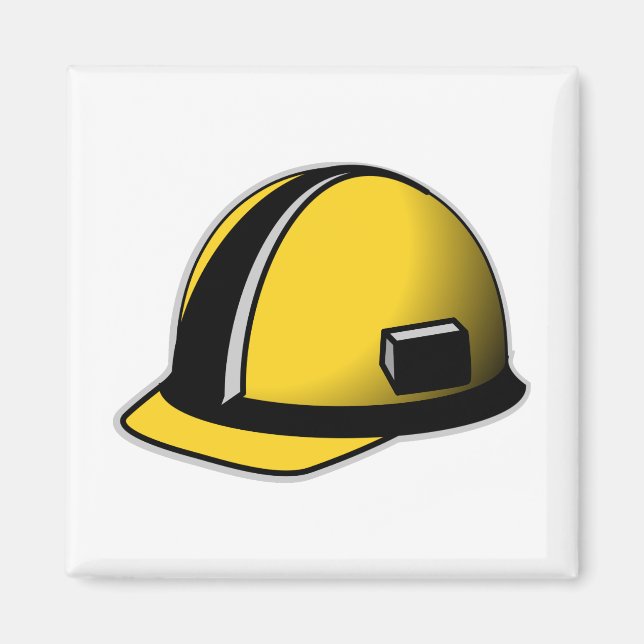 Aimant Casque de chantier (Devant)