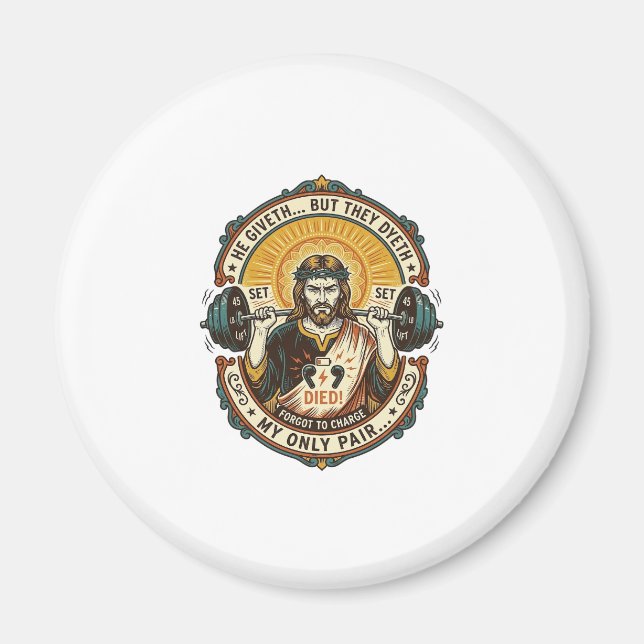 Aimant Casque Jésus tête morte milieu Ensemble silencieux (Devant)