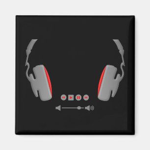 Aimant Casques avec boutons de contrôle du volume des méd