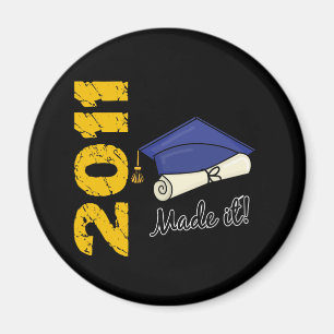 Aimant Casquette 2011 d'obtention du diplôme