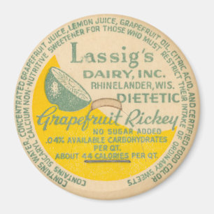 Aimant Casquette vintage de bouteille à lait