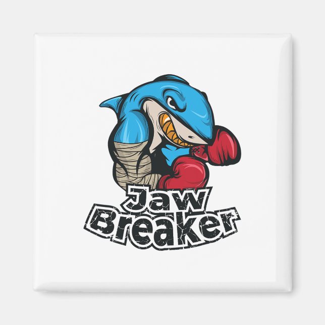 Aimant Casseur de mâchoire de requin Boxe  (Devant)