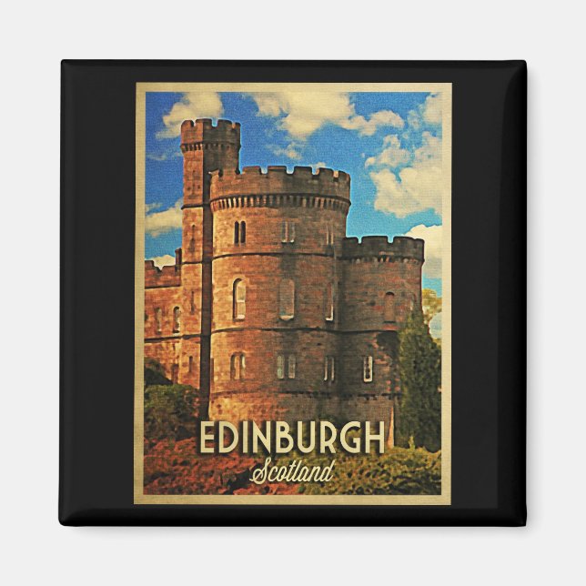 Aimant Castle Rock Edimbourg (Devant)