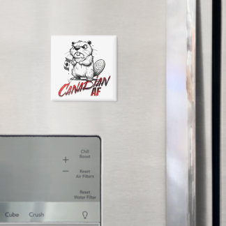 Aimant Castor canadien en colère