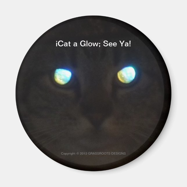 Aimant Cat a Glow; Voir Ya! (Devant)