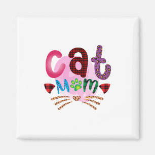 Aimant Cat Art Cat Mom_2