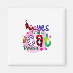 Aimant Cat Art I Am A Cat Person