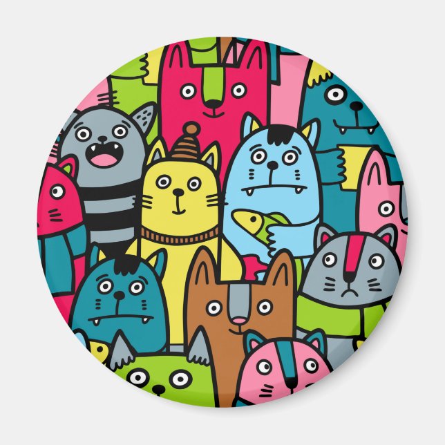 Aimant Cat et kitten (Devant)