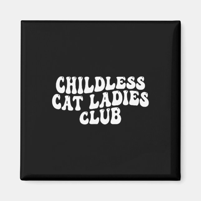 Aimant Cat Ladies Club Super Enfless Cat Lady 2024 (Devant)