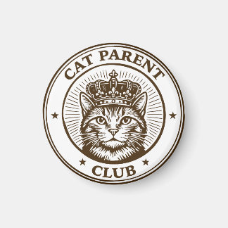 Aimant Cat Parent Club – For Humans Owned by Cats