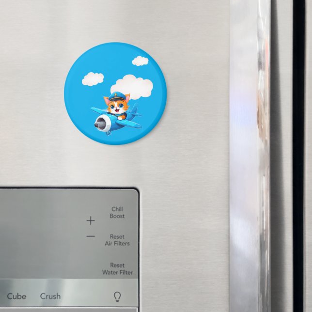 Aimant Cat Pilot (In situ (réfrigérateur))