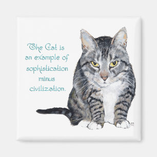 Aimant Cat Wisdom - Sophistication minus Civilization?