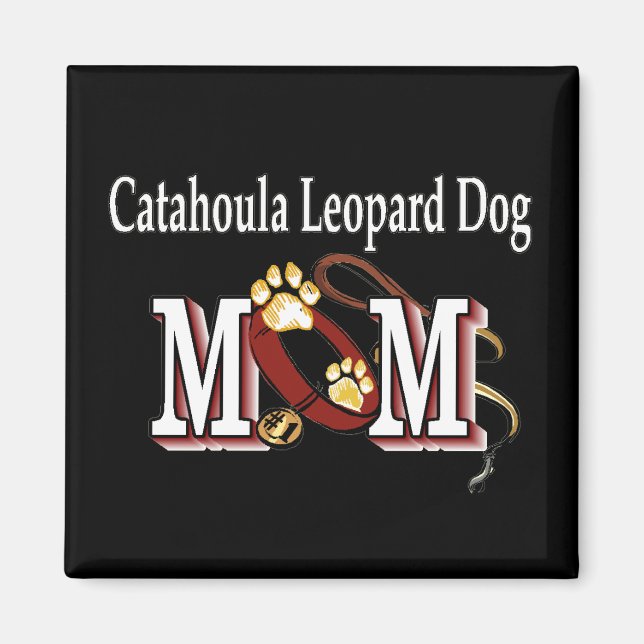 Aimant Catahoula Leopard Dog MOM (Devant)