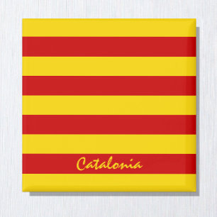 Aimant Catalogne Drapeau & Catalan - La Senyera mode