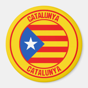 Aimant Catalunya Round Emblem