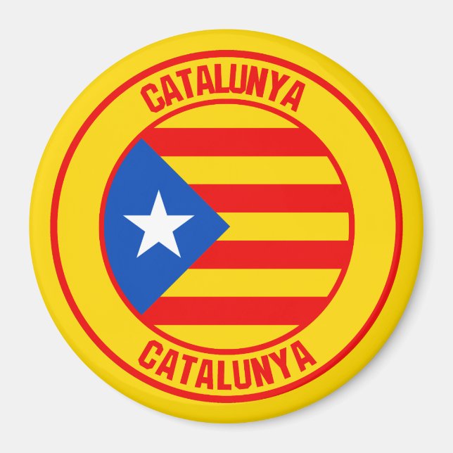 Aimant Catalunya Round Emblem (Devant)