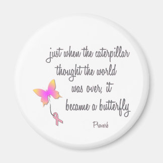 Aimant Caterpillar est devenu un papillon