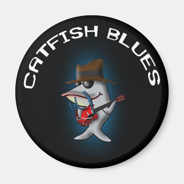 Aimant Catfish Blues (Devant)
