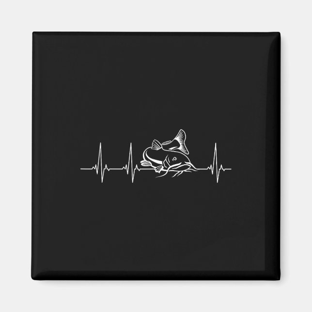 Aimant Catfish Fishing Hearbeat (Devant)