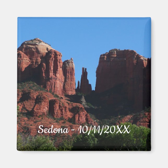 Aimant Cathedral Rock à Sedona Arizona Monument (Devant)