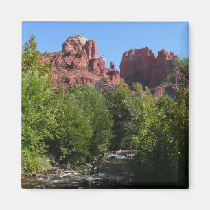 Aimant Cathedral Rock and Stream à Sedona Arizona