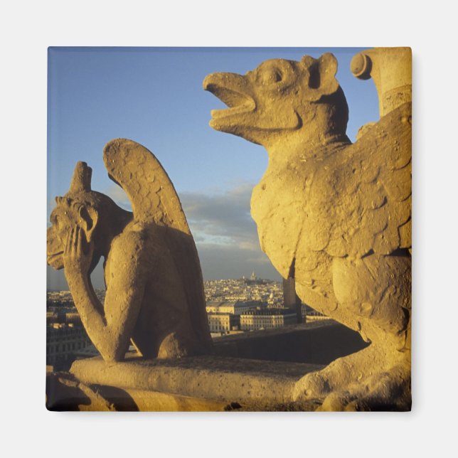 Aimant Cathédrale de Chimera, re Dame, Paris, France (Devant)