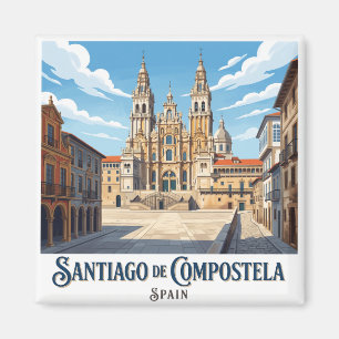 Aimant Cathédrale de Saint-Jacques-de-Compostelle Espagne