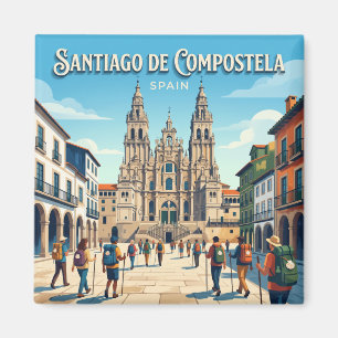 Aimant Cathédrale de Saint-Jacques-de-Compostelle Espagne