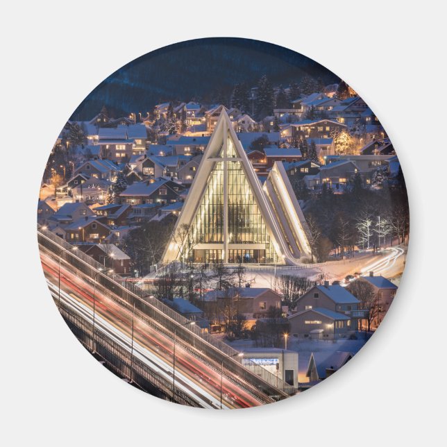 Aimant Cathédrale de Tromso Arctic (Devant)