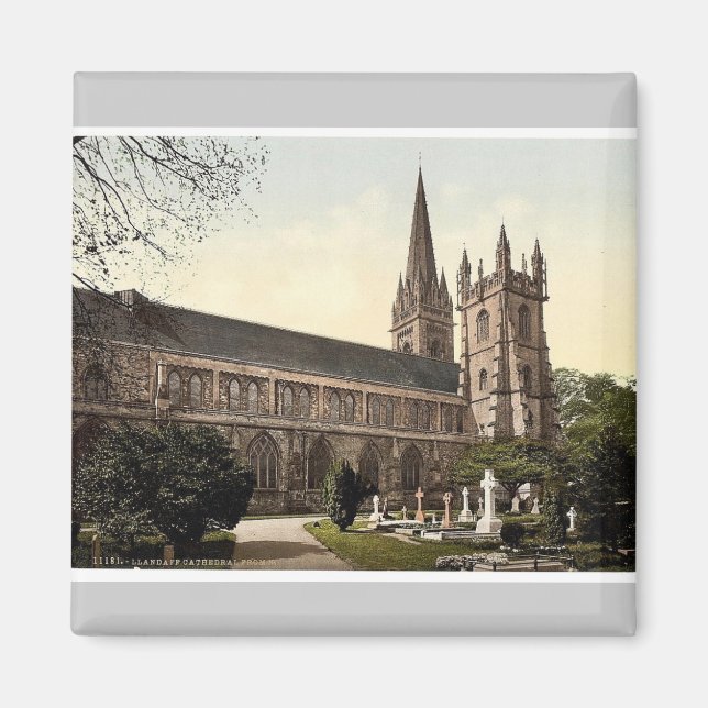 Aimant Cathédrale du Nord, Llandoff (Llandaff) (Devant)