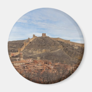 Aimant Cathédrale et murs de la ville Albarracín, Aragon 
